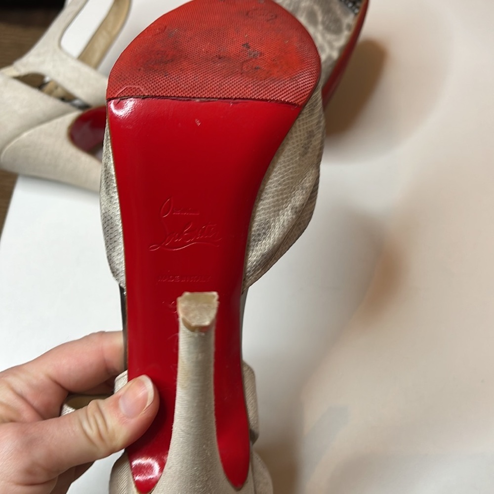Christian Louboutin Boulima Heels Size 39 1/2 - Picture 8 of 15